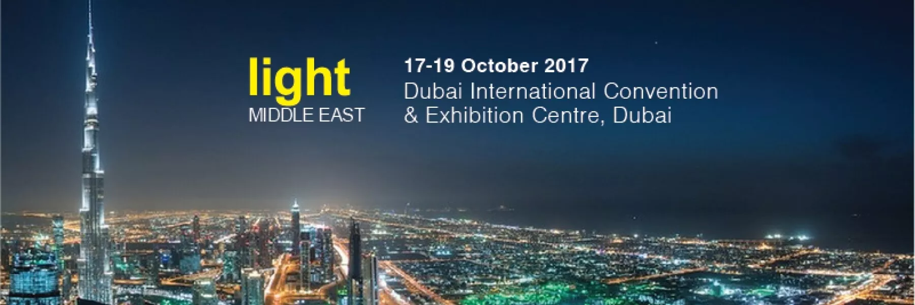 2017 LIGHT MIDDLE EAST Fuarında Yerimizi Aldık!